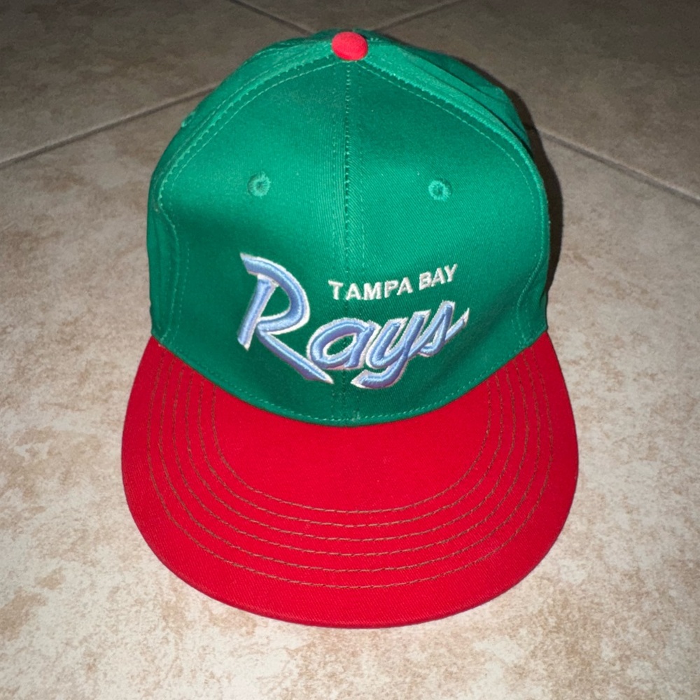 Tampa Bay Rays Vintage OG Mexican Heritage Green Blue Red Baseball Hat